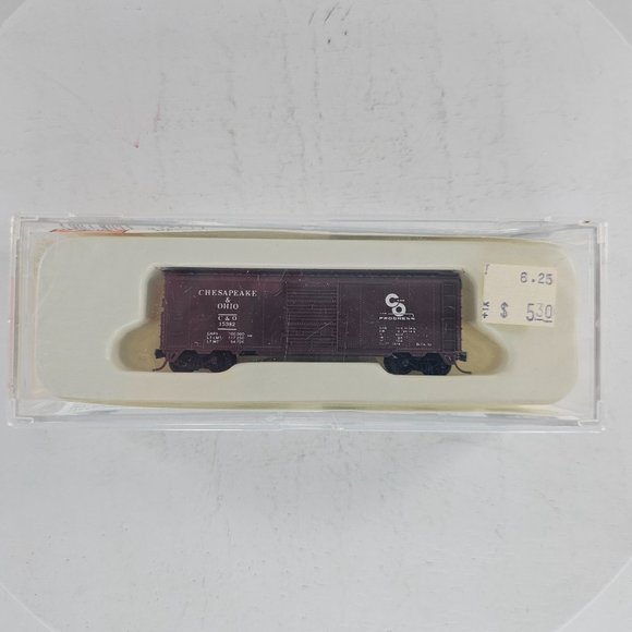 Con-Cor 100104 N Scale 40 Ft Steel Boxcar Chesapeake & Ohio #15382 - Picture 2 of 7